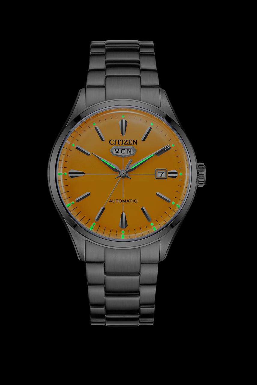 CITIZEN AUTOMATIC GENTS WATCH YELLOW DIAL - NH8391-51Z - Kamal Watch Company
