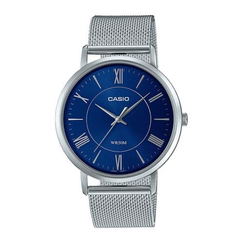 Casio Analog Blue Dial Men'S Watch A1918