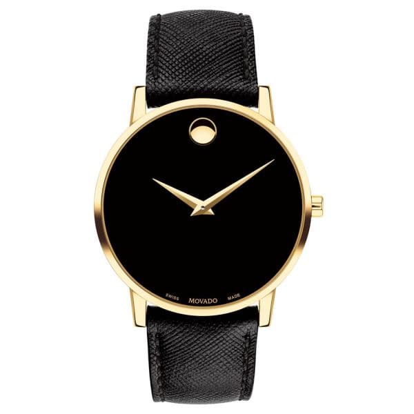 MOVADO Museum Black Dial Men's Watch 0607195 - Kamal Watch Company