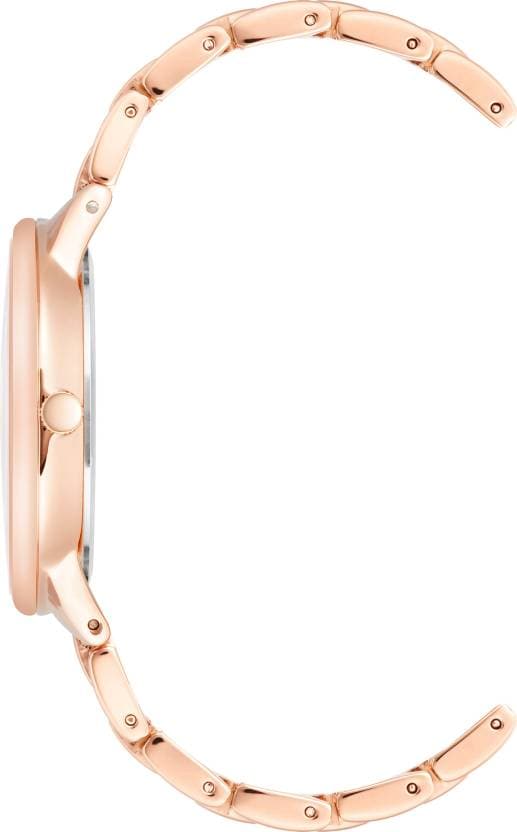 Anne Klein Green Dial Rose Gold Metal Strap Watch NDAK3876GNRG - Kamal Watch Company
