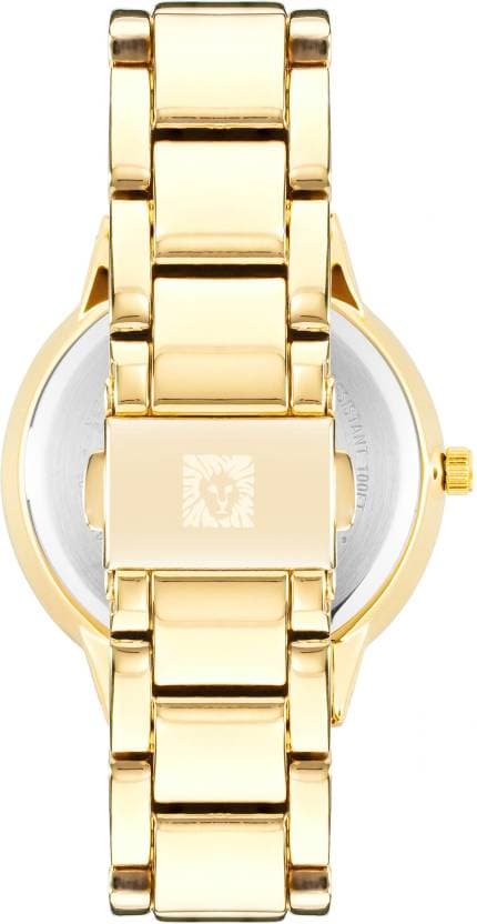 Anne Klein Green Dial Rose Gold Metal Strap Watch NDAK3750BMGB - Kamal Watch Company