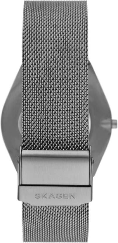 Skagen Mens 37 mm Grenen Solar Powered Multicolour Dial Stainless Steel Analog Watch - SKW6836I - Kamal Watch Company