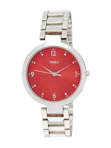 Timex Fashion Red Dial Women Watch TW000X203 - Kamal Watch Company