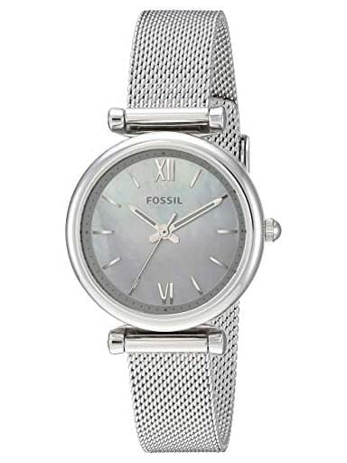 Fossil Carlie Mini Three-Hand Stainless Steel Women Watch ES4432 - Kamal Watch Company