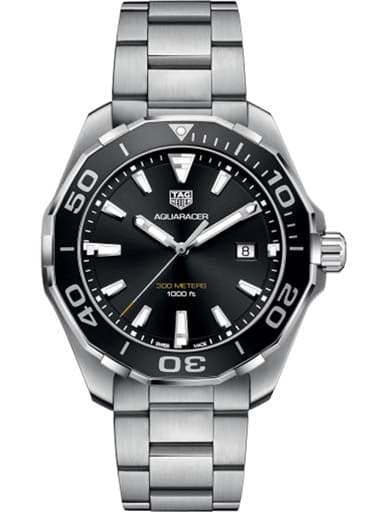 TAG Heuer Aquaracer 300 M Quartz Black Dial Men's Watch - Kamal Watch Company