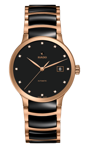 Rado Centrix Automatic Black Dial Diamonds Men's Watch - Kamal Watch Company