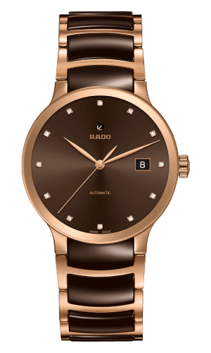 Rado Centrix Automatic Diamonds Brown Dial Men's Watch - Kamal Watch Company