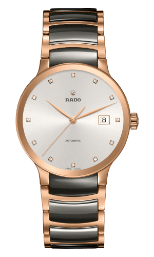 Rado Centrix Automatic Diamonds White Dial  Men's Watch - Kamal Watch Company