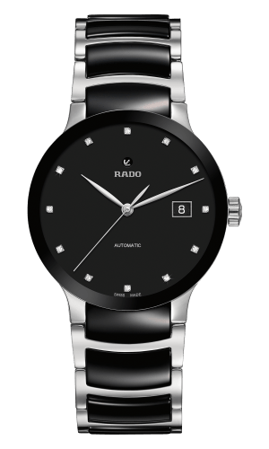 Rado Centrix Automatic Diamonds Black Dial Date Men's Watch - Kamal Watch Company