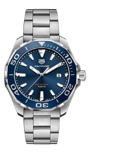 TAG Heuer Aquaracer Quartz Men's Watch-WAY101C.BA0746 - Kamal Watch Company