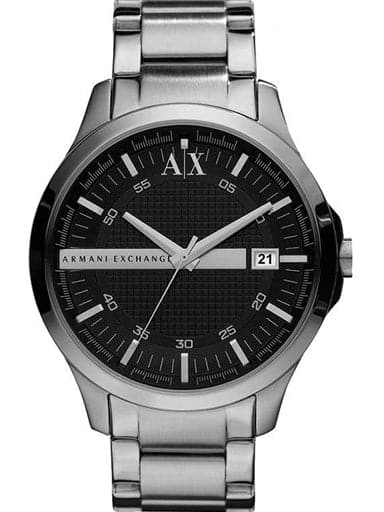 Armani Exchange Black Dial Stainless Steel Men's Watch AX2103 - Kamal Watch Company