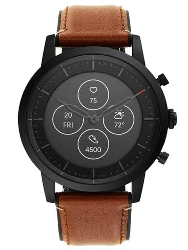 Fossil Hybrid Smartwatch HR Collider Tan Leather - Kamal Watch Company