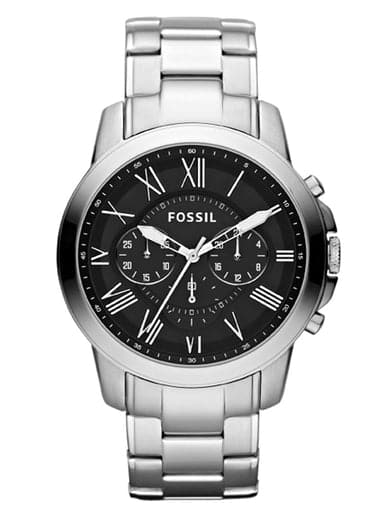 Fossil Men Grant Chronograph Stainless Steel Watch - Kamal Watch Company