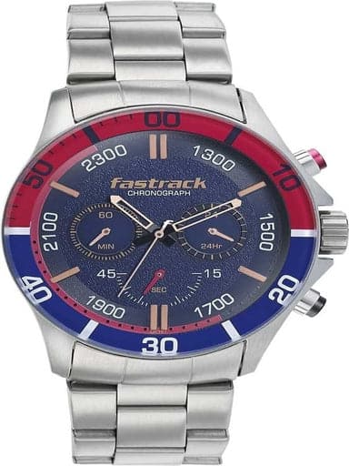 Fastrack Analog Chrono Black Dial Men's Watch - Kamal Watch Company