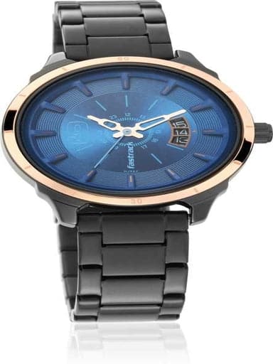 Fastrack All Nighters Blue Dial Stainless Steel Strap Watch - Kamal Watch Company