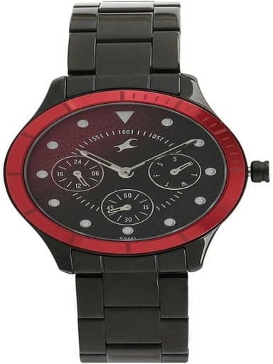 Fastrack All Nighters Bicolour Dial Metal Strap Watch - Kamal Watch Company