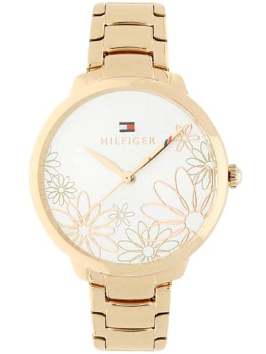 Tommy Hilfiger Flowery Silver Dial Women's Watch NBTH1781780 - Kamal Watch Company