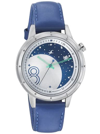 Fastrack Analog Eclipse Space Rover Blue Strap Watch - Kamal Watch Company