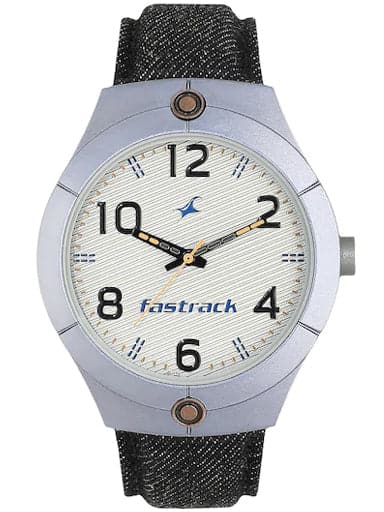 Fastrack Denim Analog Grey Dial Men's Watch - Kamal Watch Company