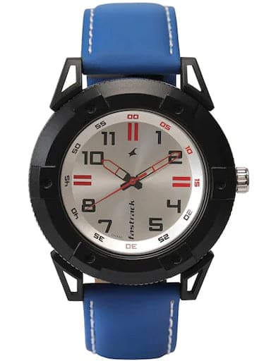 Fastrack Analog Silver Dial Men's Watch - Kamal Watch Company