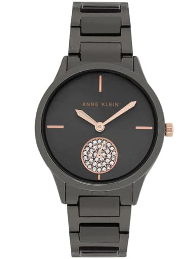 Anne Klein Round Analog Grey Ladies Watch - Kamal Watch Company