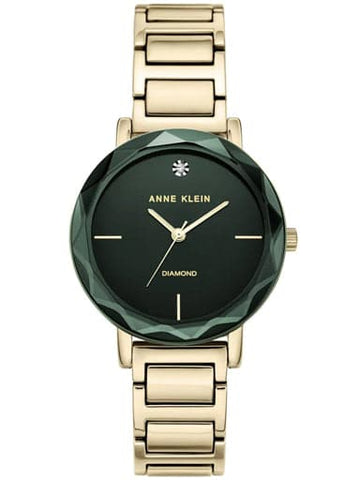 Anne Klein Round Analog Green Ladies Watch - Kamal Watch Company