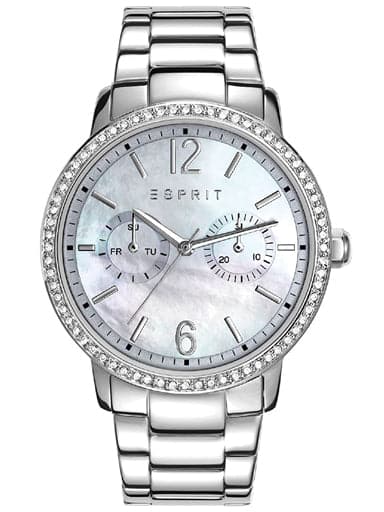 ESPRIT Multi-Function Mother Of Pearl Dial Metal Strap Women's Watch ES108092001 - Kamal Watch Company