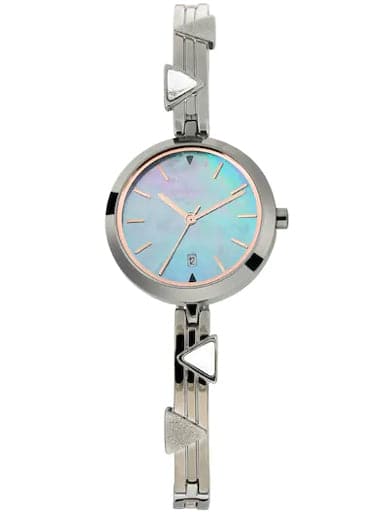 Titan Raga Viva Mother Of Pearl Dial Metal Strap Watch For Women NM2606QM01 - Kamal Watch Company