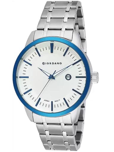 Giordano White Dial Stainless Steel Strap Men's Watch 1947-33 - Kamal Watch Company