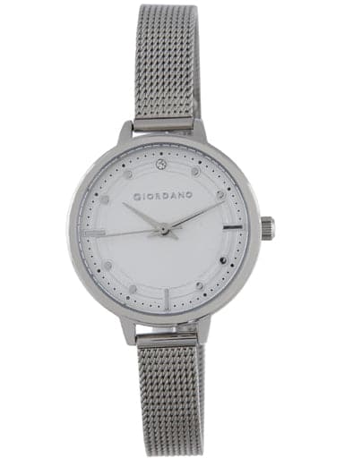 Giordano White Dial Mesh Strap Women's Watch 2872-11 - Kamal Watch Company