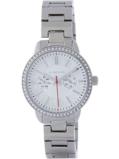 Giordano White Dial Metal Strap Women's Watch 2881-11 - Kamal Watch Company