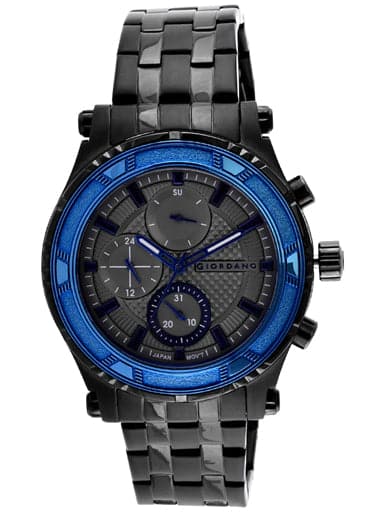Giordano Multi-Function Black Dial Men's Watch GD-1015-22 - Kamal Watch Company