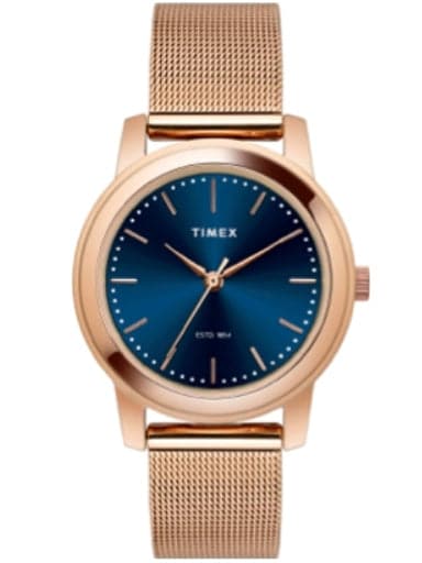 Timex Fashion Blue Dial Womens Watch TW000W112 - Kamal Watch Company