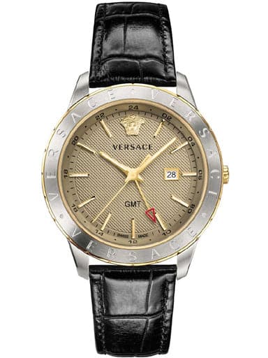 Versace Univers Round Analog White Dial Men Watch - Kamal Watch Company