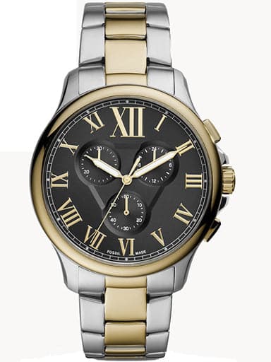 Fossil Monty Chronograph Two-Tone Stainless Steel Watch - Kamal Watch Company