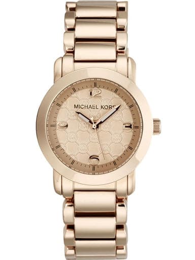 Michael Kors Outlet Analog Rose Gold Dial Women's Watch-MK3159 - Kamal Watch Company