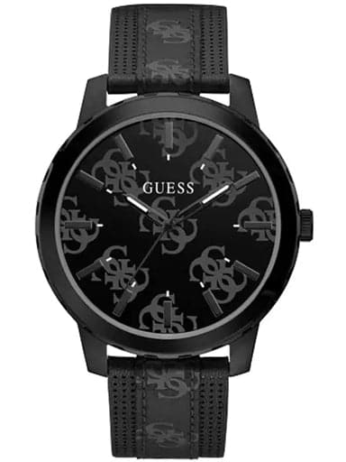 Mens OUTLAW Black Dial Genuine Leather Analogue Watch - Kamal Watch Company