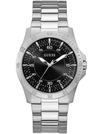 Guess Golby Mens Watch, Stainless steel case, Stainless steel strap, Silver - Kamal Watch Company