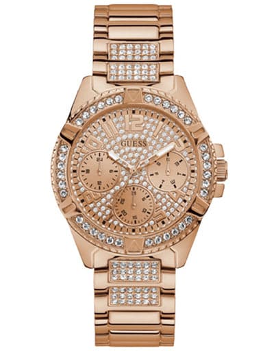 Guess Analog Rose Gold Dial Women's Watch - Kamal Watch Company