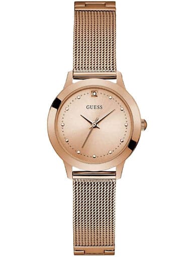 Womens Chelsea Rose Gold Dial Analogue Watch - Kamal Watch Company