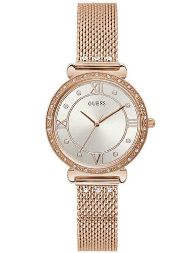 Womens Silver Dial Stainless Steel Analogue Watch - Kamal Watch Company