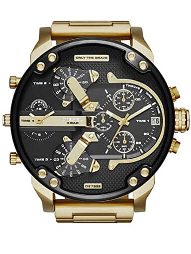 DIESEL Mr Daddy 2 Gold Multi-Function Watch - DZ7333I - Kamal Watch Company