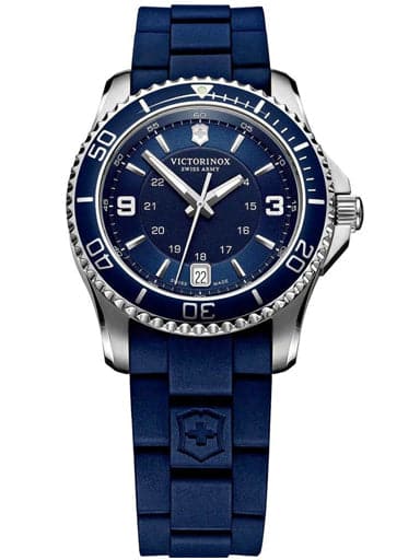 Victorinox Maverick Small in Blue 34 mm Watch - Kamal Watch Company