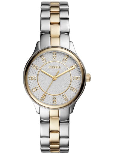Fossil Modern Sophisticate Three-Hand Two-Tone Stainless Steel Watch - Kamal Watch Company