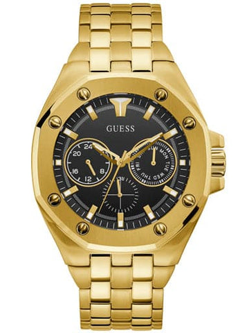 GUESS GOLD TONE CASE GOLD TONE STAINLESS STEEL WATCH - Kamal Watch Company