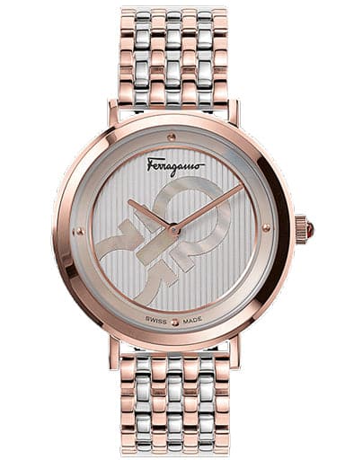 Salvatore Ferragamo Logomania Stainless Steel Watch - Kamal Watch Company