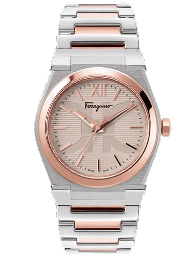 Salvatore Ferragamo Vega Pair Stainless Steel Watch - Kamal Watch Company