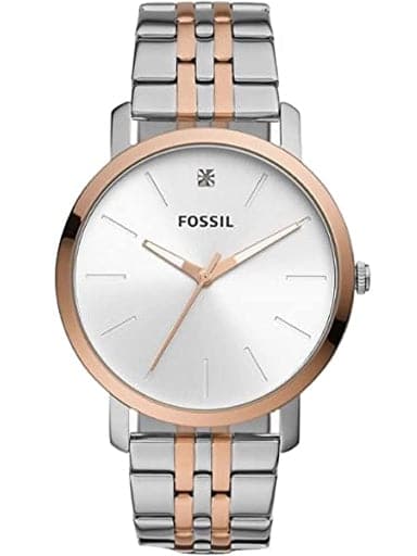 Fossil Lux Luther Three-Hand Two-Tone Stainless Steel Watch - Kamal Watch Company