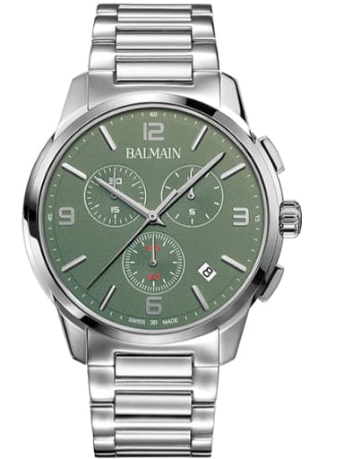 Balmain Madrigal Chrono Gent Green Dial Watch - Kamal Watch Company