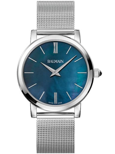 Balmain Elegance Chic M Blue MOP Dial Women Watch - Kamal Watch Company